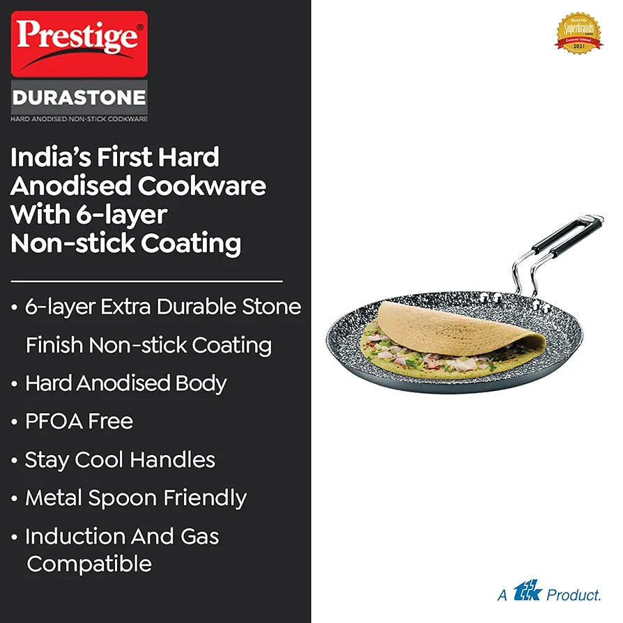 PRESTIGE TAWA 37567 OMNI HA WIT STONE NSTK 250MM PRESTIGE TAWA 37567 OMNI HA WIT STONE NSTK 250MM